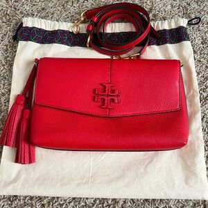 Tory Burch McGraw Women's Red Crossbody Bag